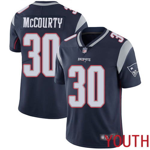 New England Patriots Football 30 Vapor Limited Navy Blue Youth Jason McCourty Home NFL Jersey
